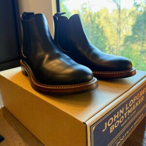 John Lofgren Chelsea Boots - Black Horween Leather CXL